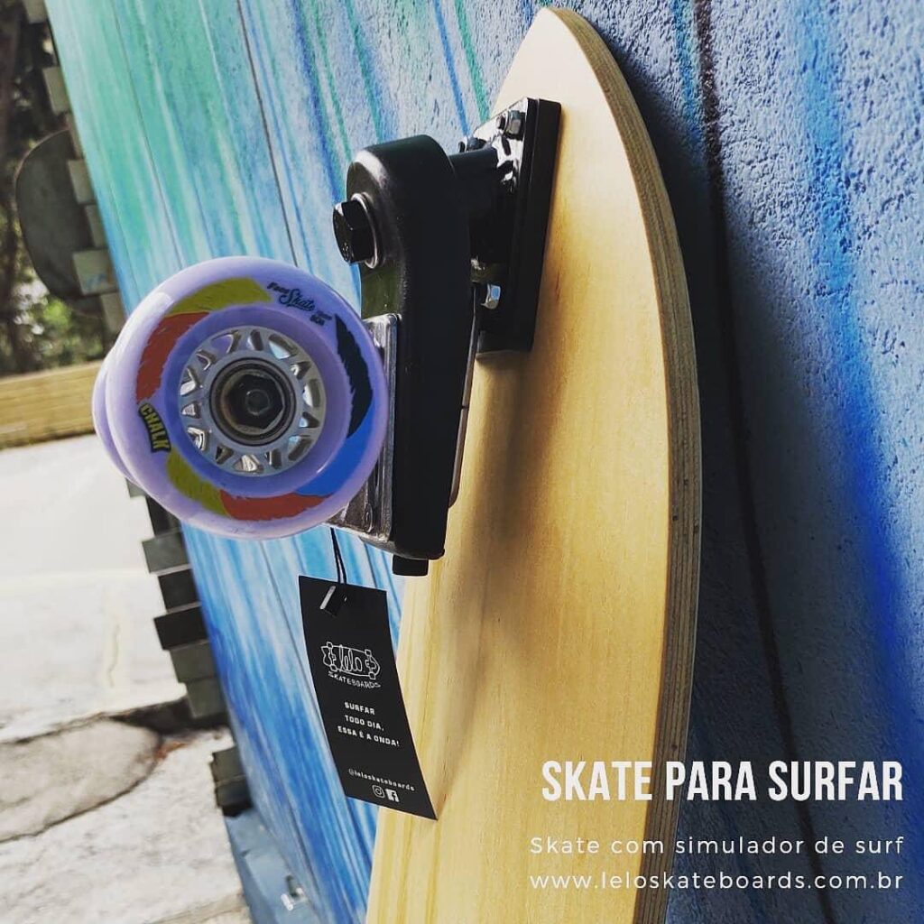 skate para simular o surf